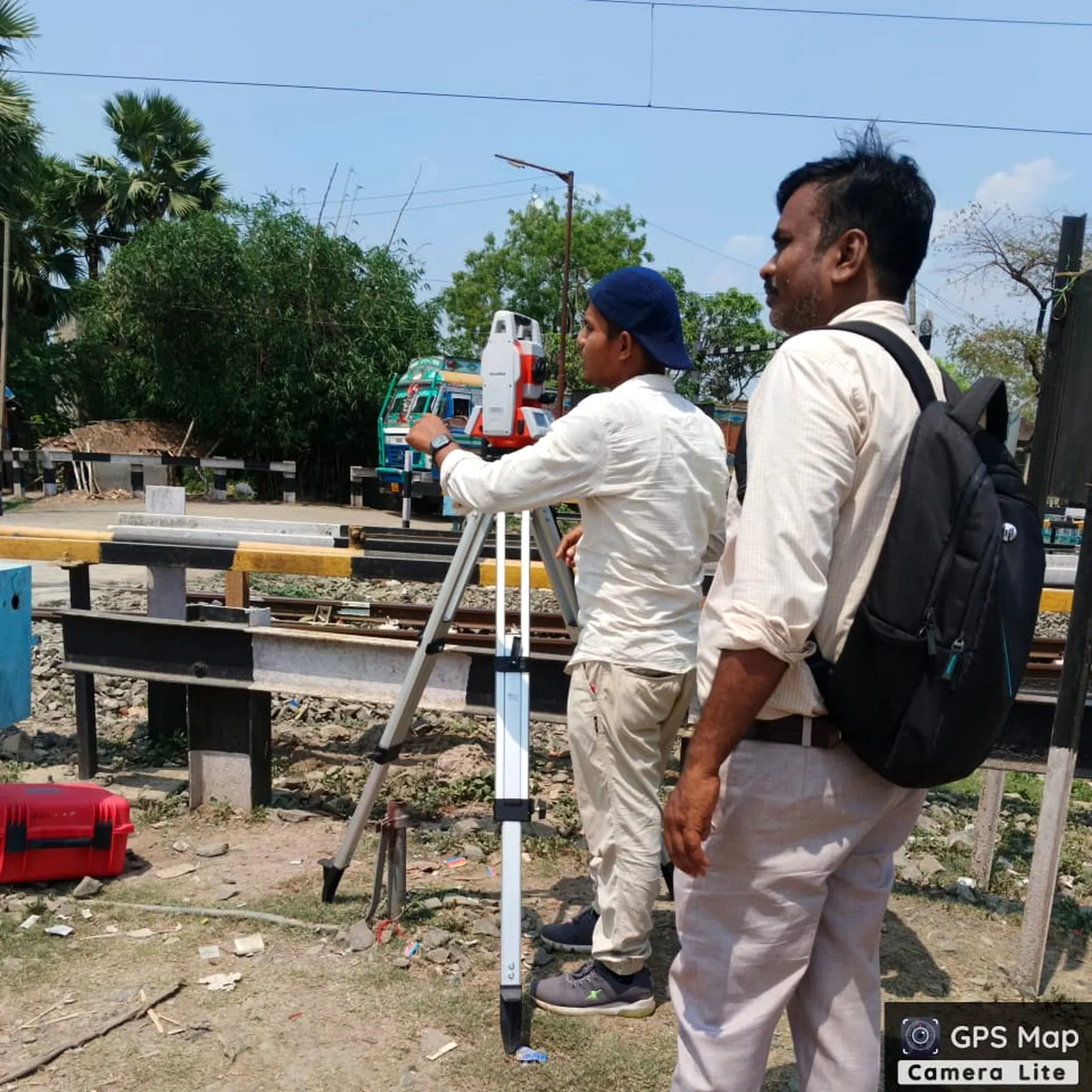 Survey work of ROB at Bonidanga; preparation of AutoCAD drawing & land plan for FLS of Bonidanga-Barharwa section.