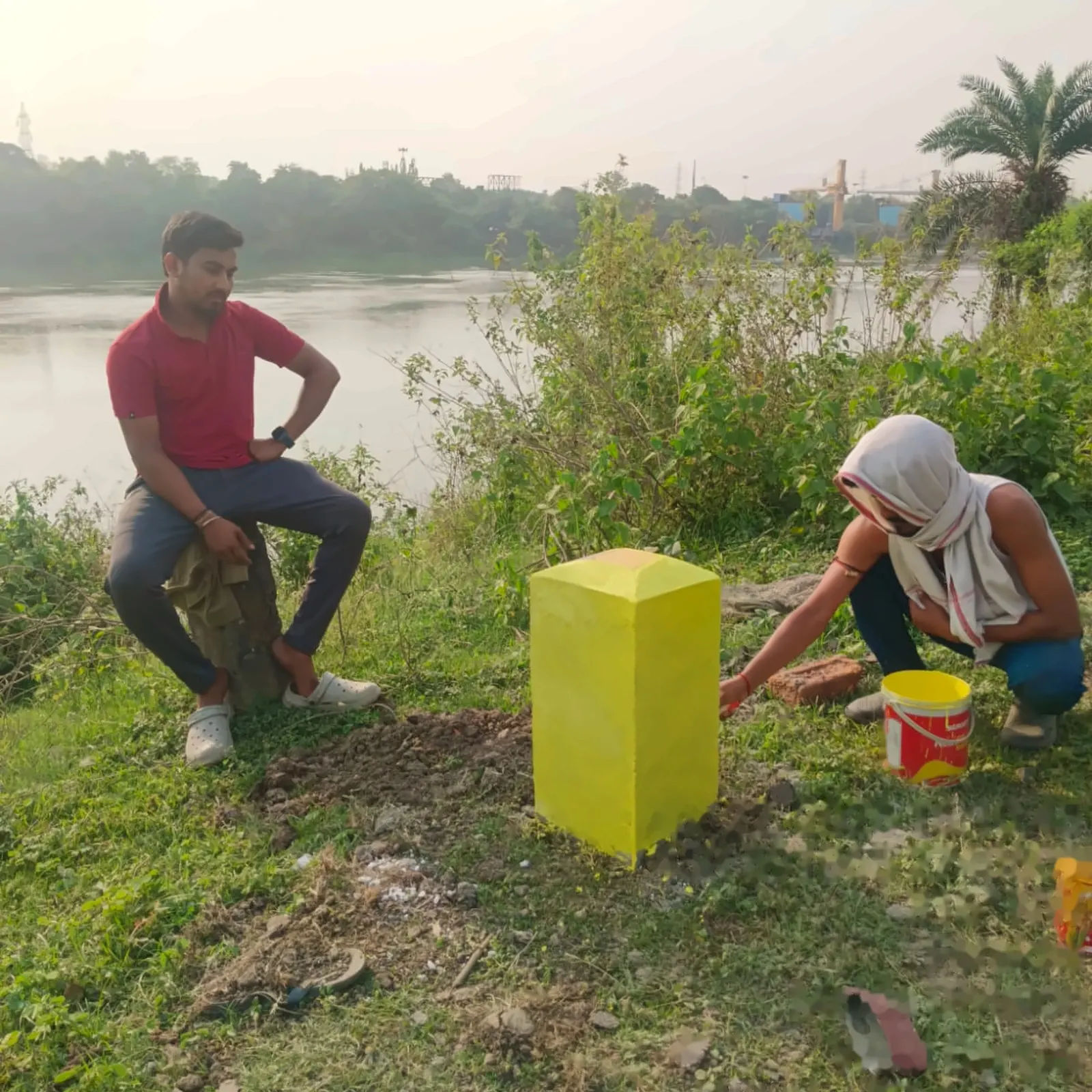 Hydrographic Survey of the Feeder Canal, RD 000-124, including bank inspection roads, for 1 year.