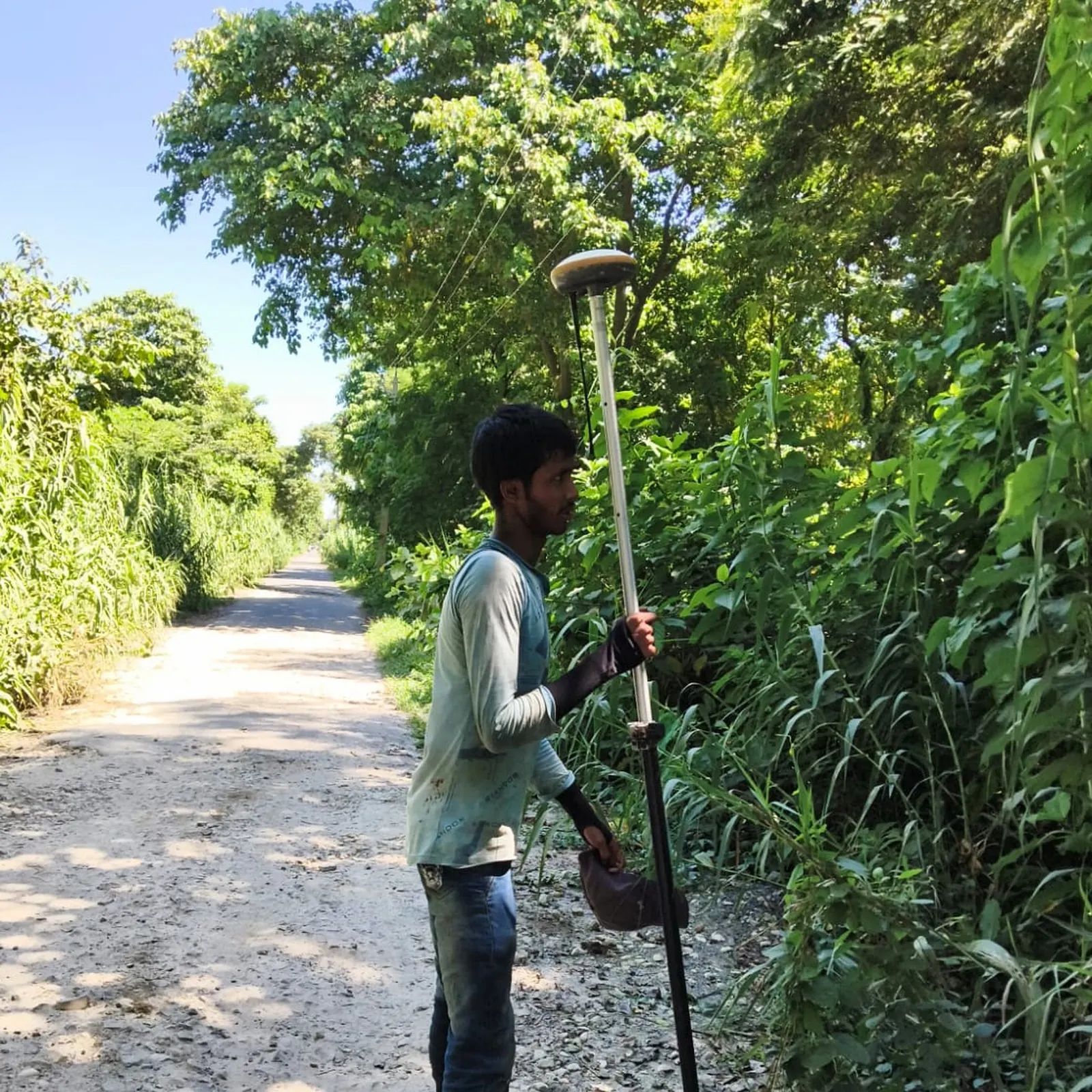 Paniahwa to Madhubani Rail Project Survey.