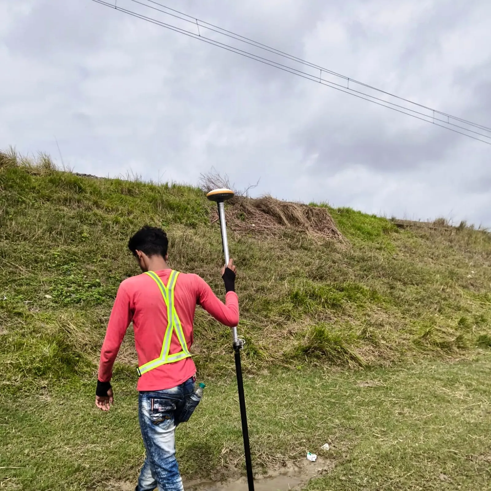 Muzaffarpur to Sitamarhi Rail Project Survey.