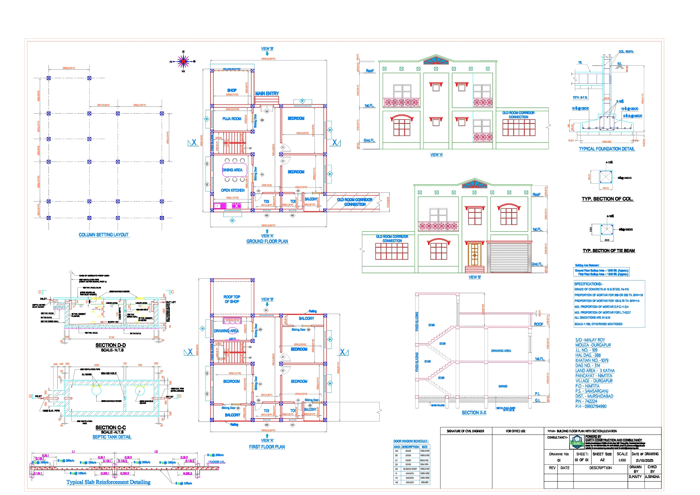 ECAC building design and drafting